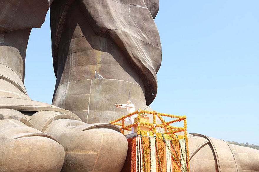 India desvela la estatua más alta del mundo, cinco veces el Cristo Redentor de Río de Janeiro