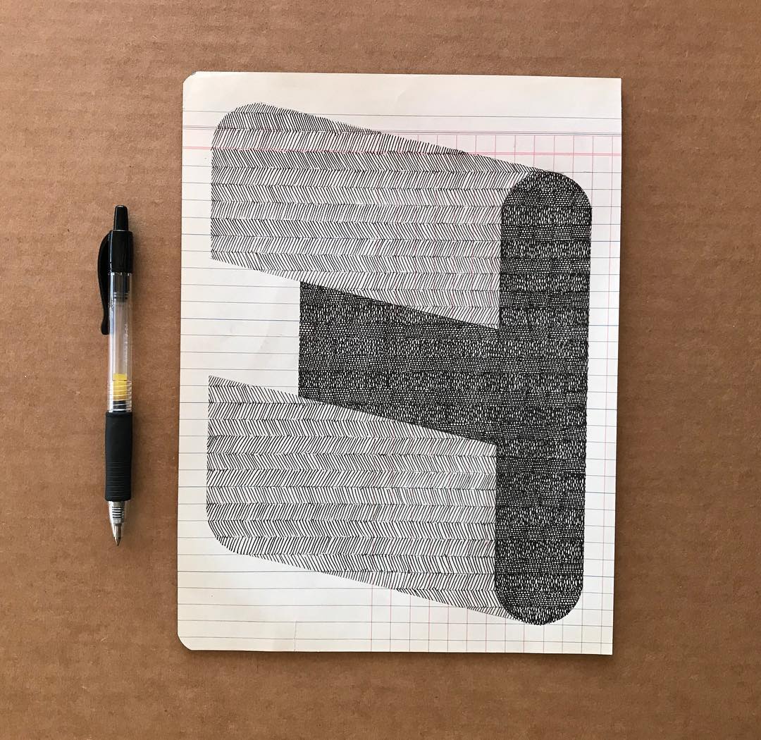 AlbertChamillard 2 ilustración Geometría DibujosMeditativos meditación pluma