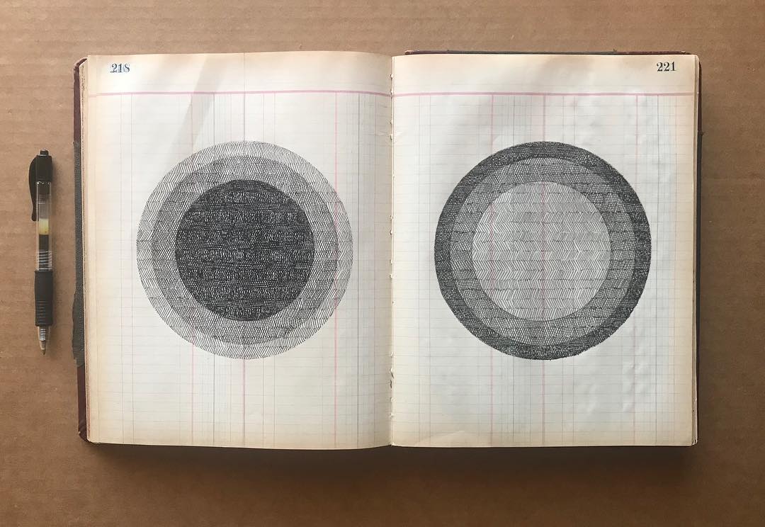 AlbertChamillard 6 ilustración Geometría DibujosMeditativos meditación pluma