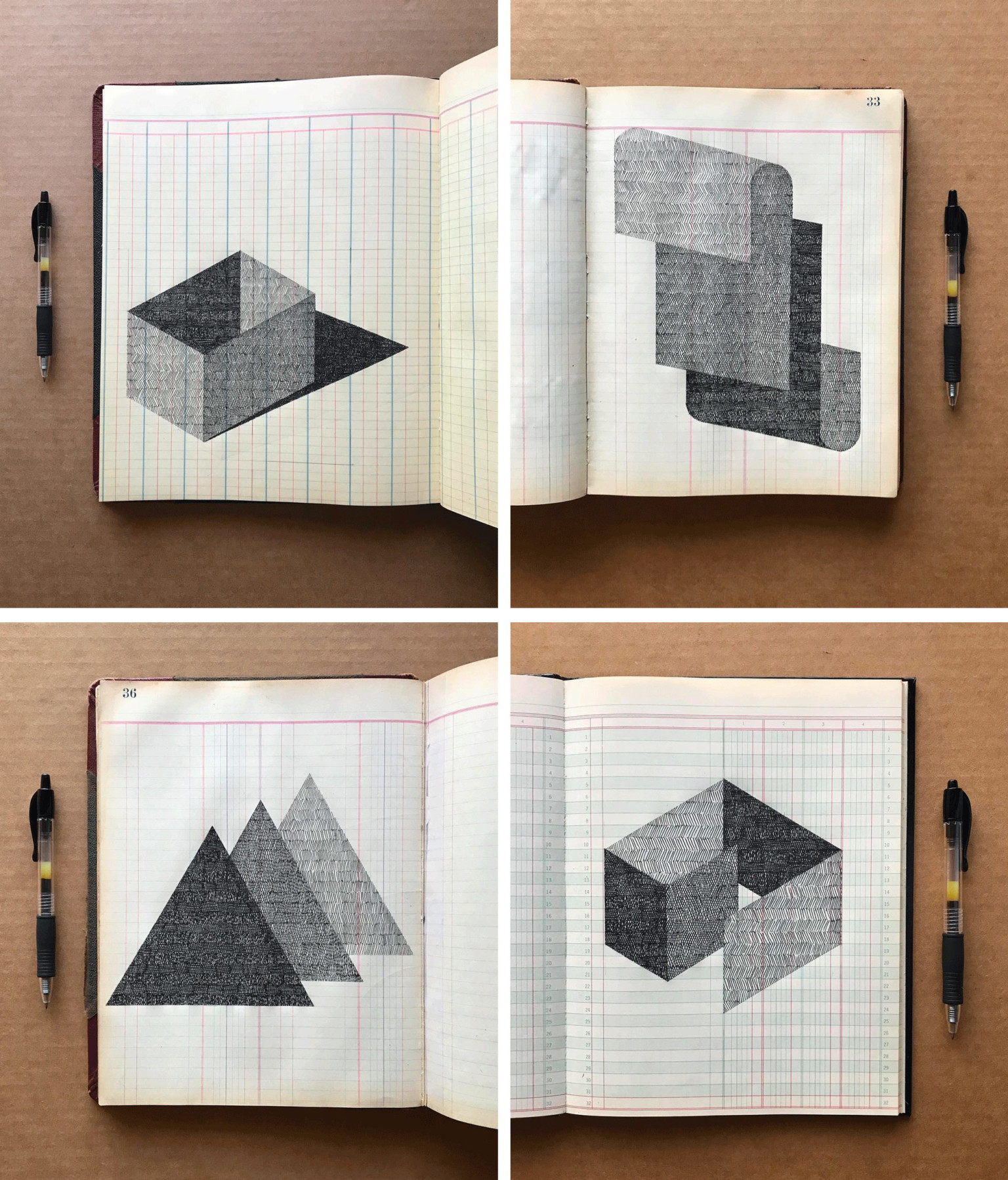 AlbertChamillard 7 ilustración Geometría DibujosMeditativos meditación pluma