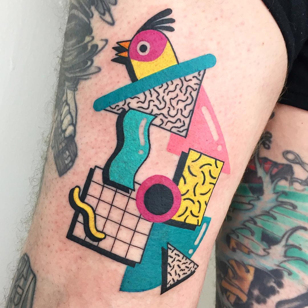 Dave WinstonTheWhale 11 tatuajes tattos tecnicolor technicolor arte color oldschool