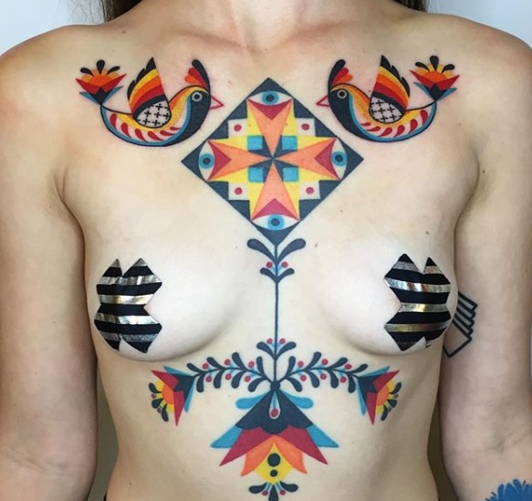 Dave WinstonTheWhale 12 tatuajes tattos tecnicolor technicolor arte color oldschool