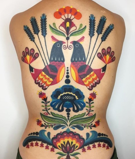 Dave WinstonTheWhale 13 tatuajes tattos tecnicolor technicolor arte color oldschool