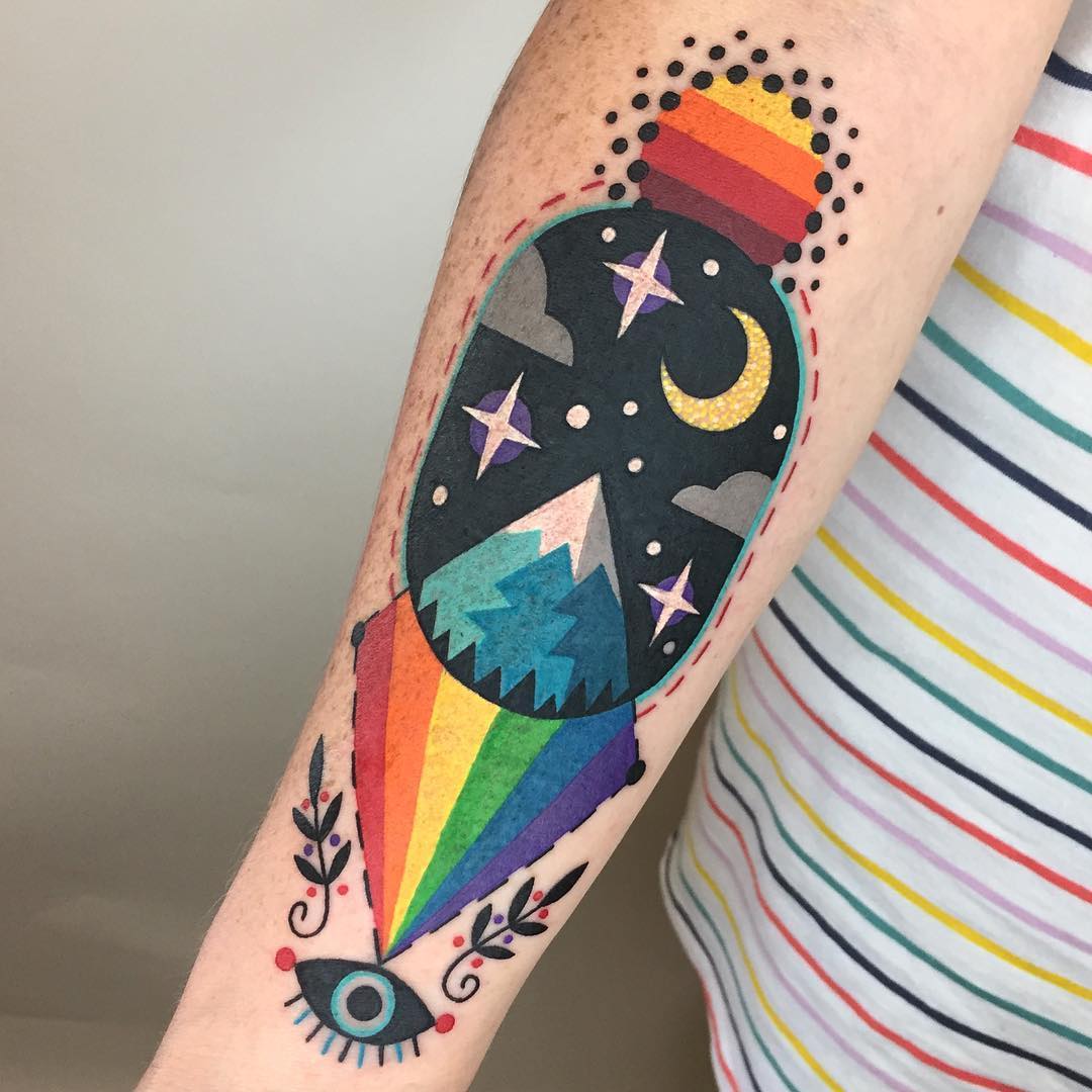 Dave WinstonTheWhale 2 tatuajes tattos tecnicolor technicolor arte color oldschool