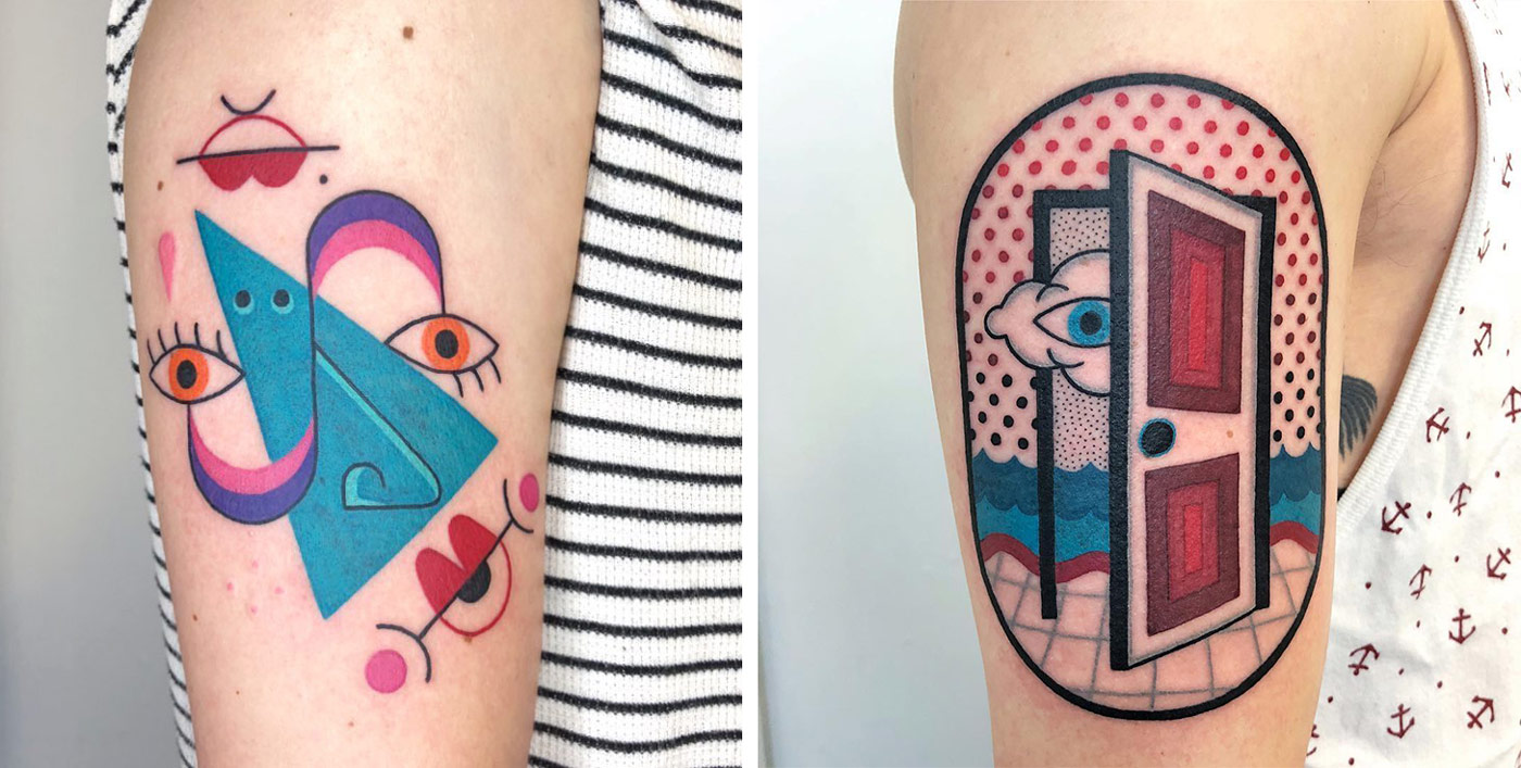 Dave WinstonTheWhale 7 tatuajes tattos tecnicolor technicolor arte color oldschool