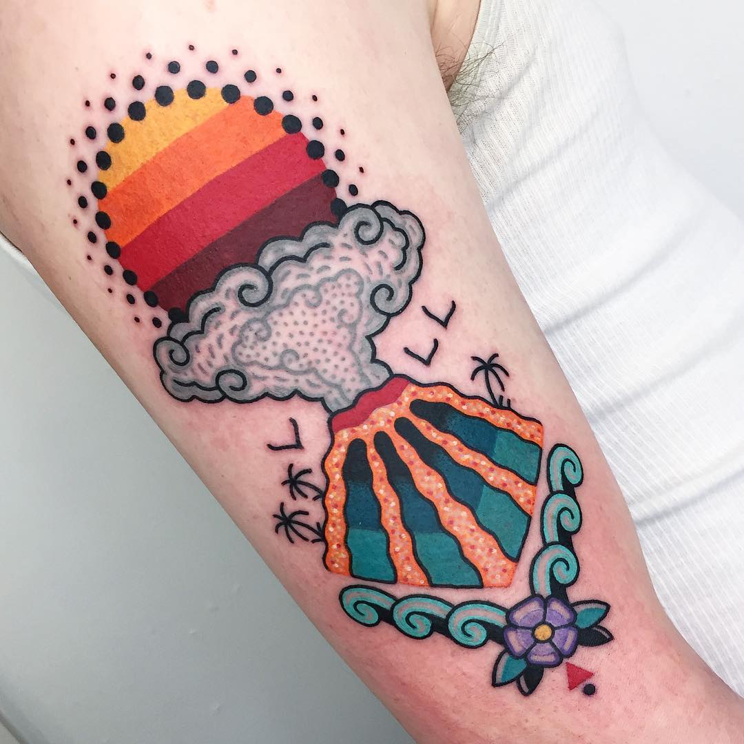Dave WinstonTheWhale 9 tatuajes tattos tecnicolor technicolor arte color oldschool