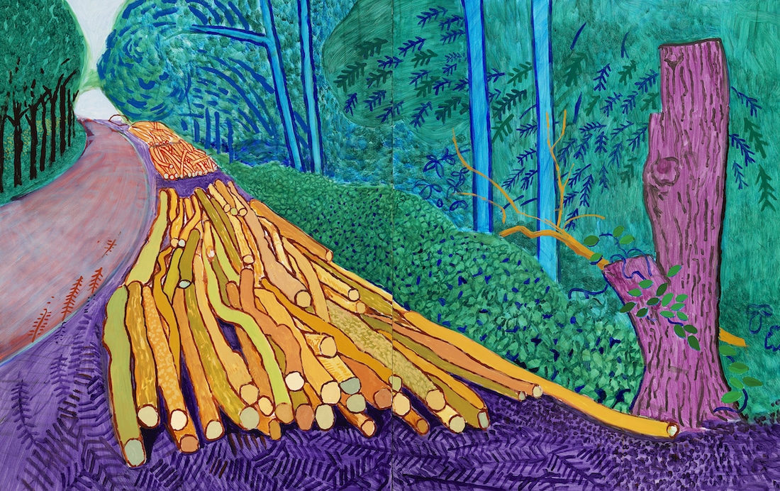 DavidHockney 2 VanGogh TheJoyofNature postimpresionismo culturapop VanGoghMuseum Amsterdam