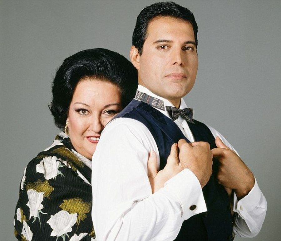 Freddie Mercury y Montserrat Caballe