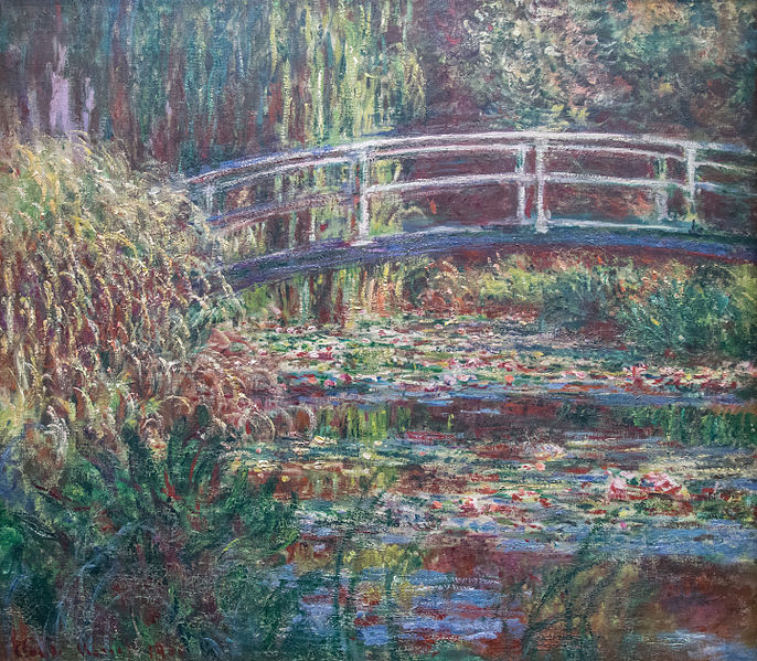 Le Bassin aux nympheas harmonie rose Claude Monet