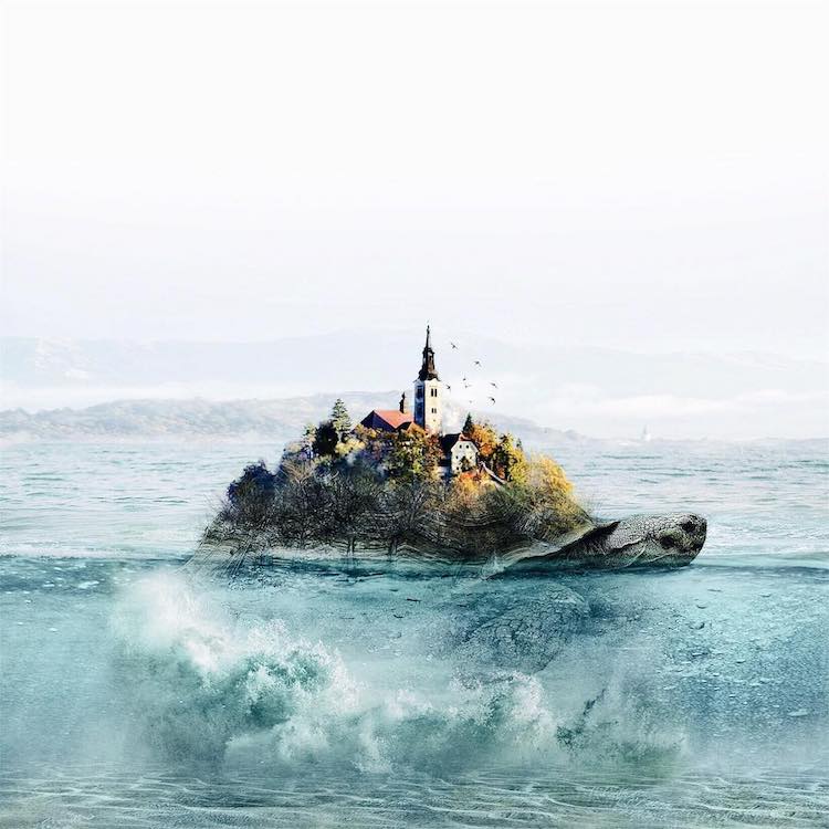 LuisaAzevedo 11 surrealismo naturaleza animales artedigital photoshop instagram