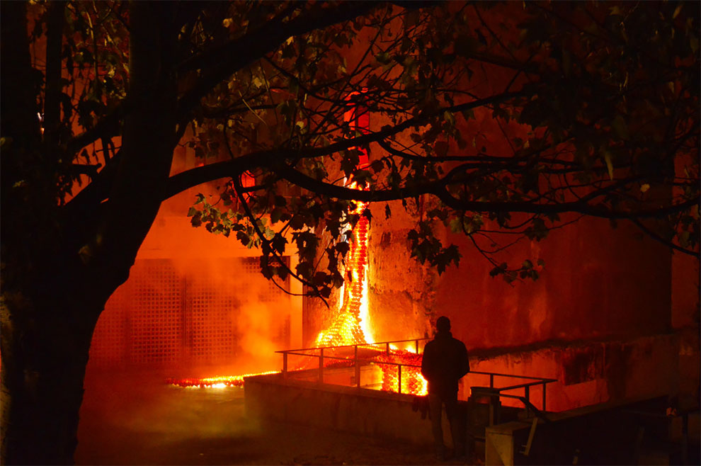 Origami 1 lava Cataluña Lluérnia AnnaJuncá DavidOliva intervencionesurbanas