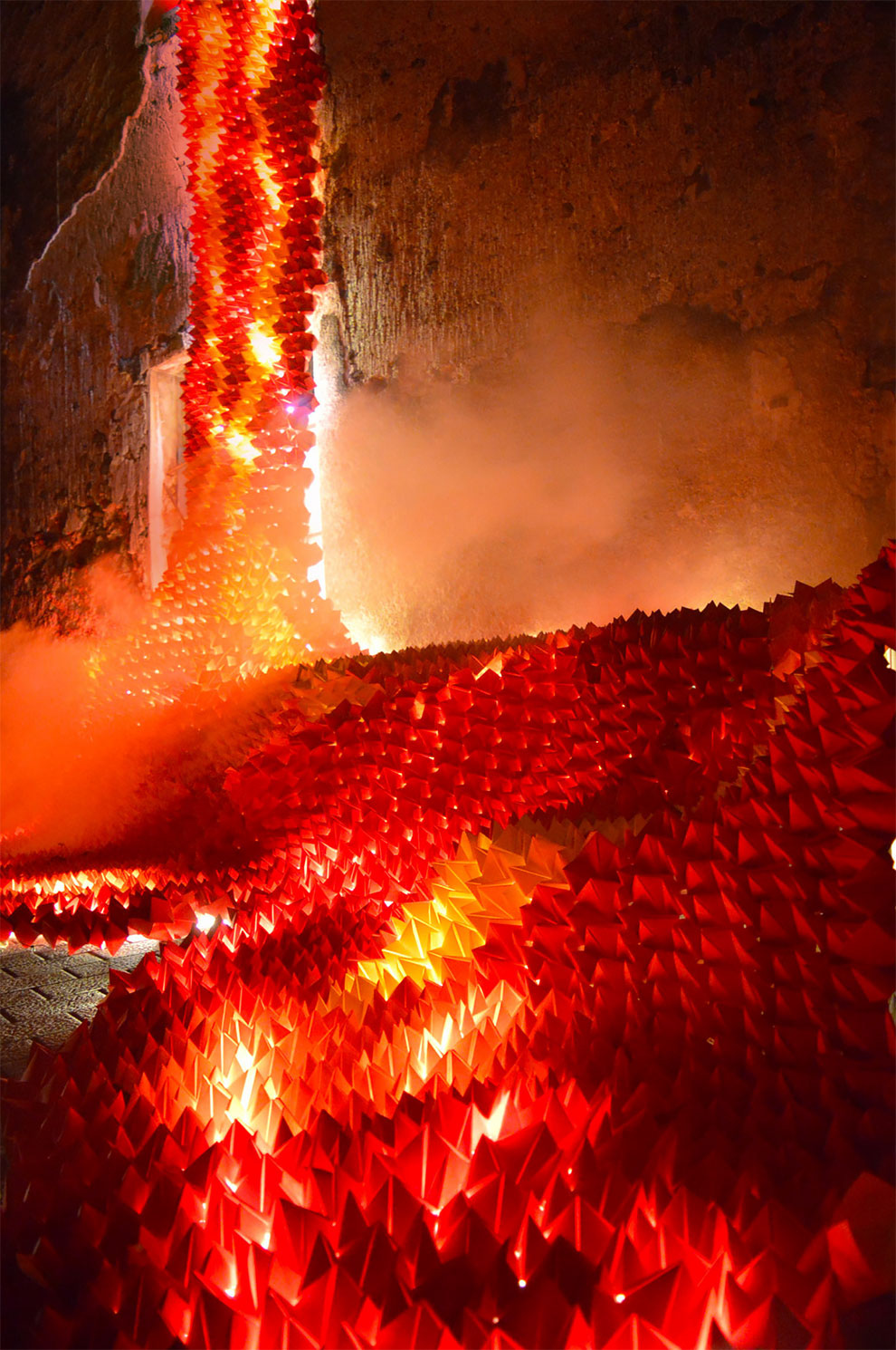 Origami 3 lava Cataluña Lluérnia AnnaJuncá DavidOliva intervencionesurbanas