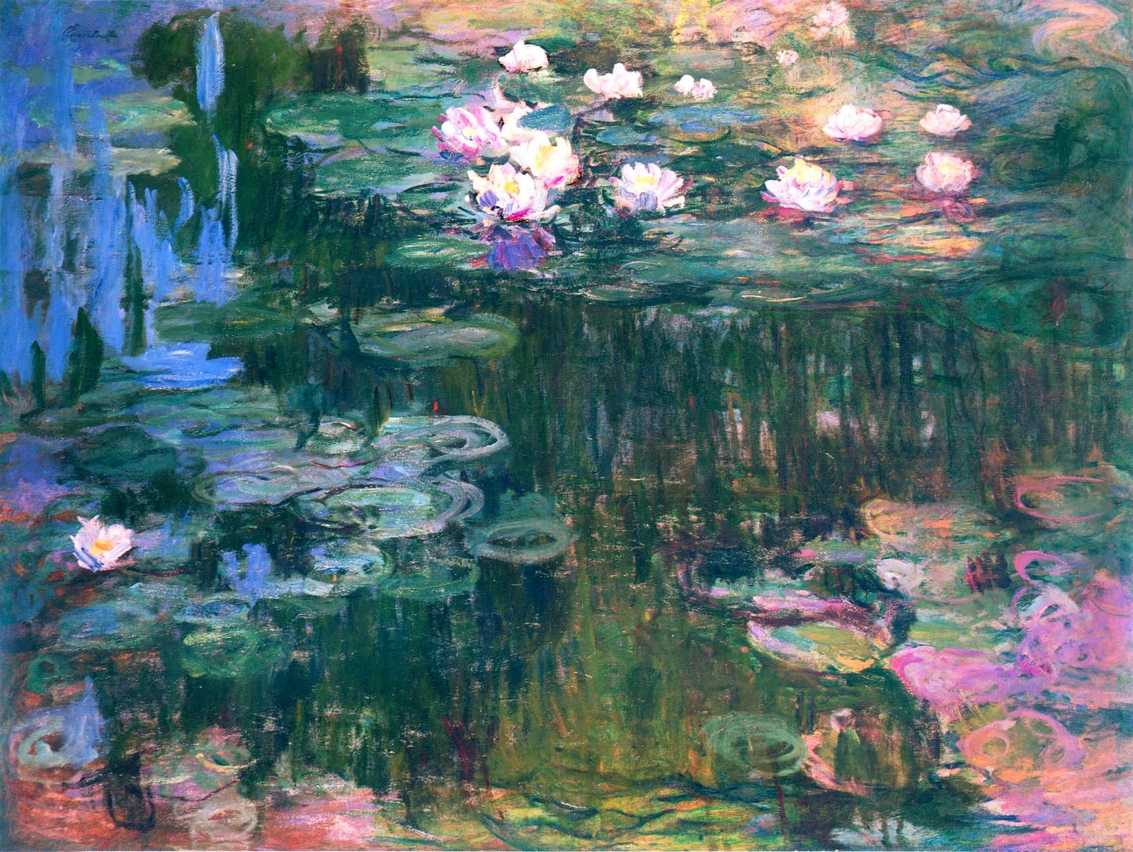 Los jardines de Giverny, pintados por Claude Monet