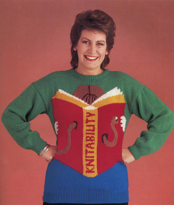 jerséis frikis y navideños de los años 80