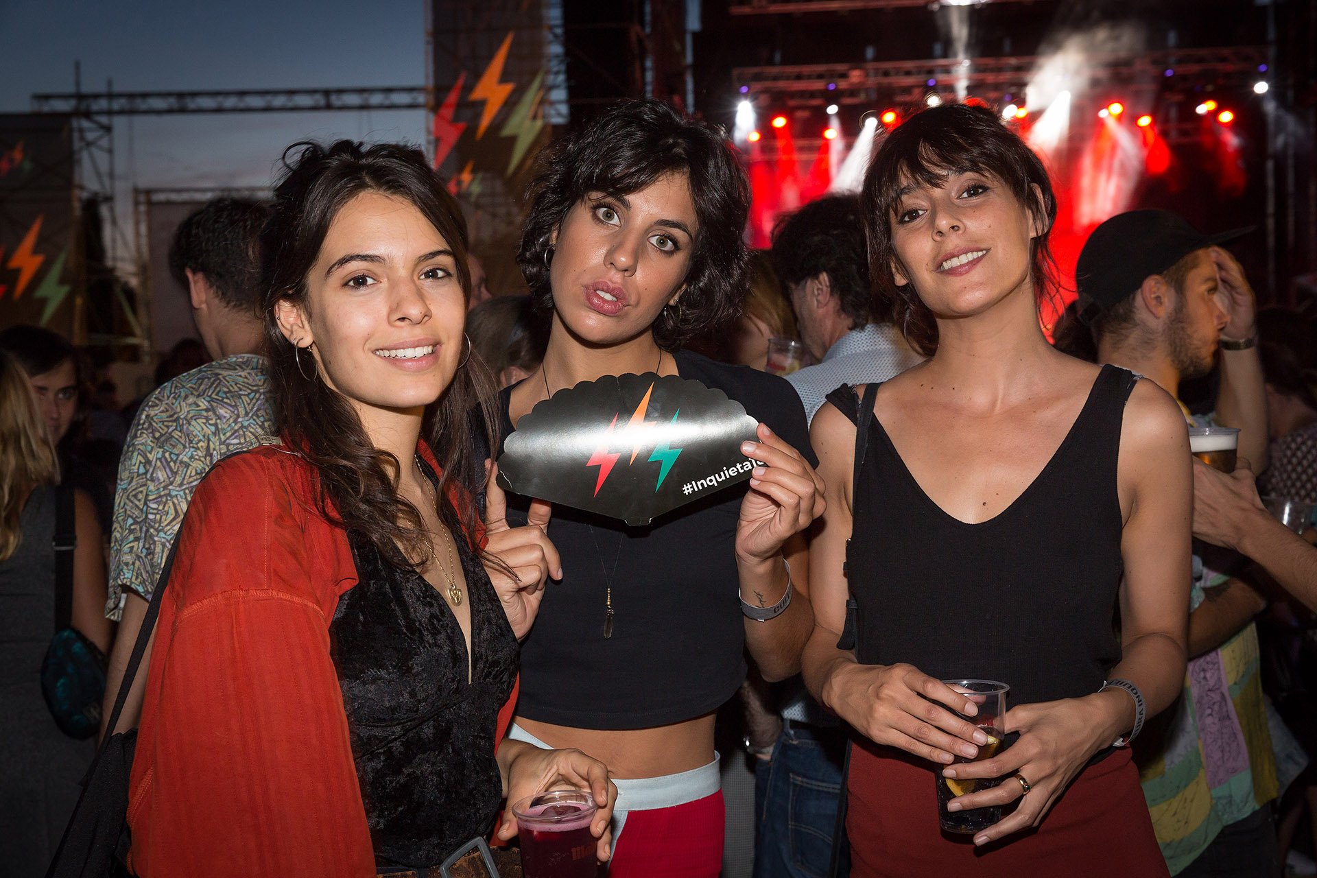 Claudia Traisac, Gemma Galán y Belén Cuesta en el Festival Cultura Inquieta.