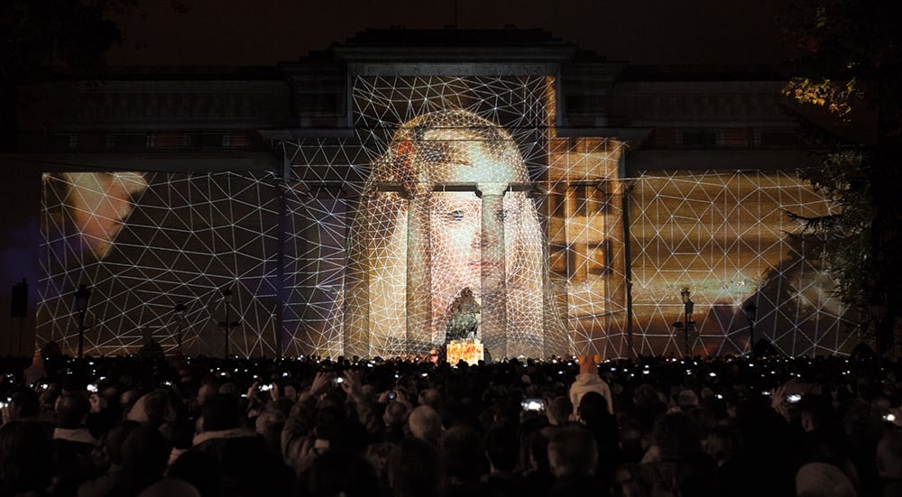 Bicentenario del Museo del Prado: 200 años de historia  en un vídeo mapping