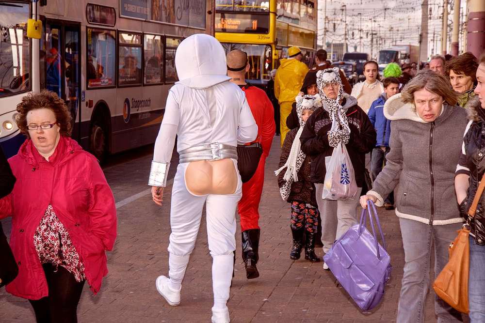 DougieWallace 27 fotografíacallejera humor Blackpool despedidasdesoltero estilodevida kistch