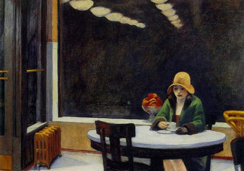Edward Hopper. Automat.