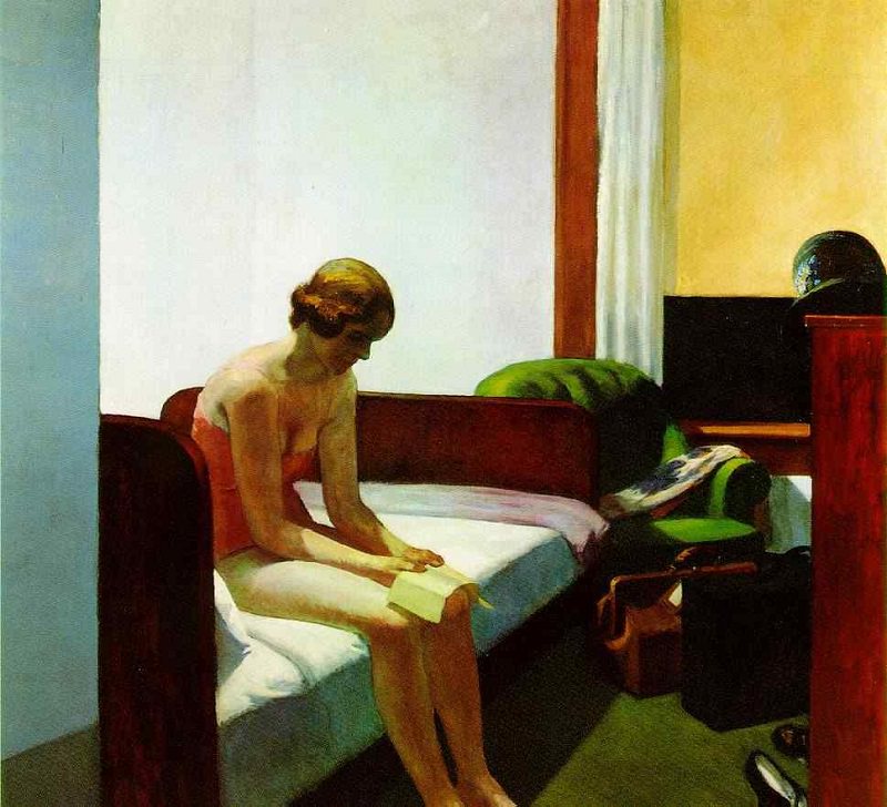 Edward Hopper. Hotel Room, 1931