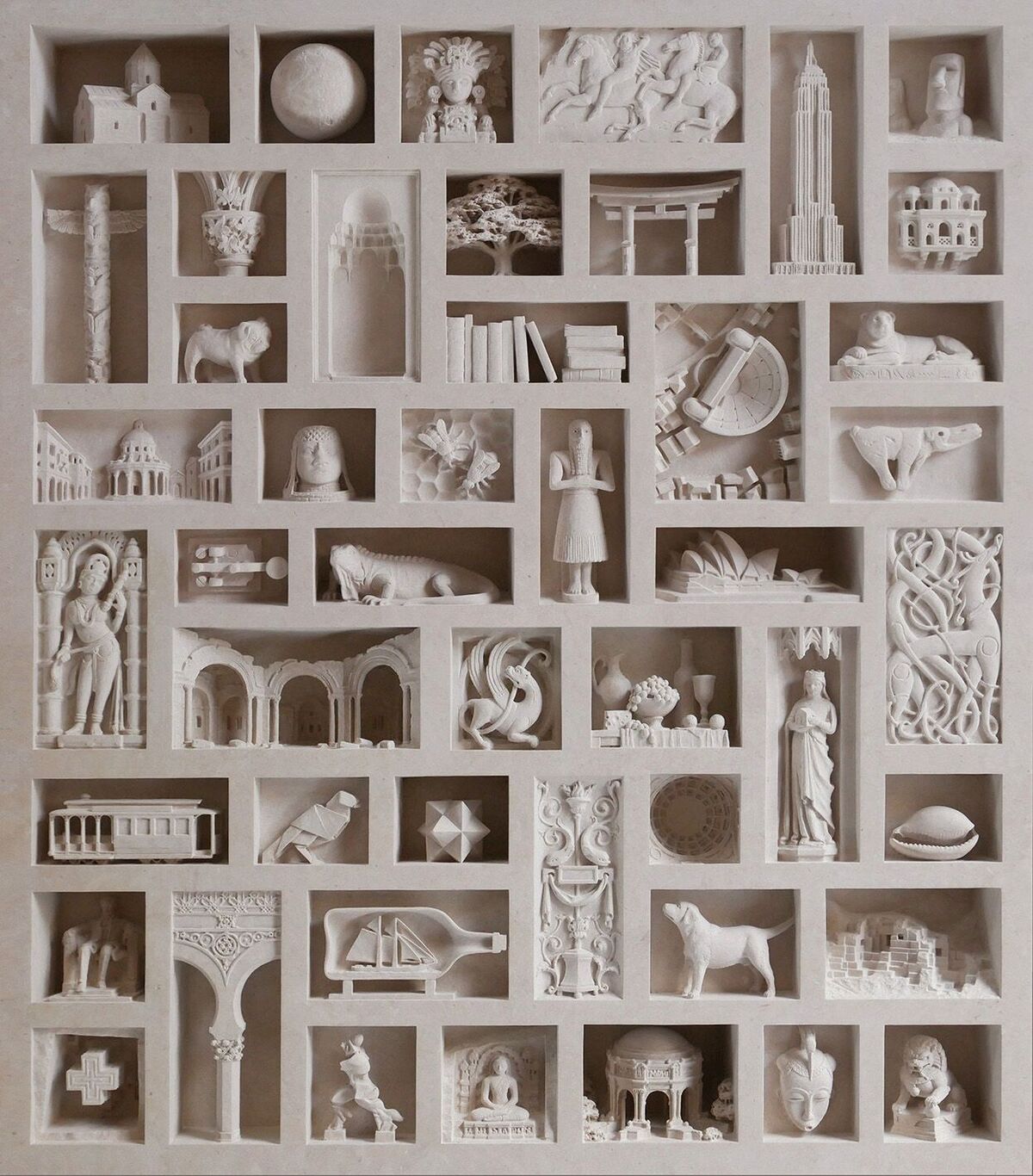 escultura miniatura Simmonds 02