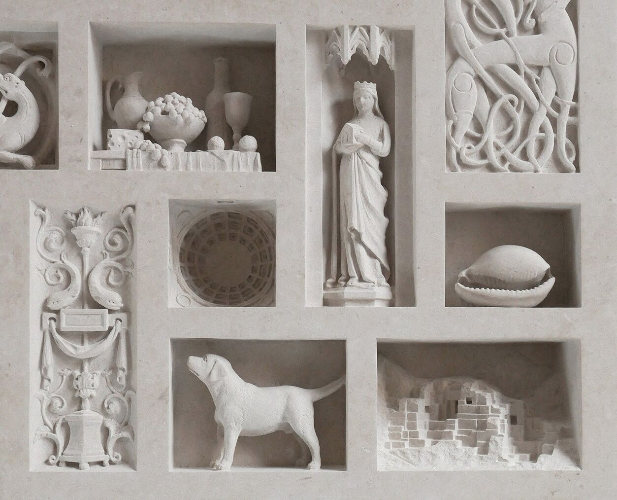 escultura miniatura Simmonds 03
