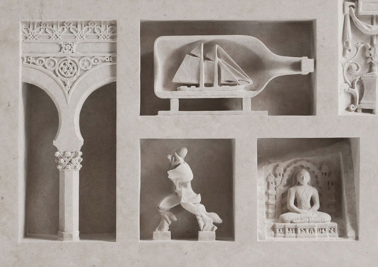 escultura miniatura Simmonds 10