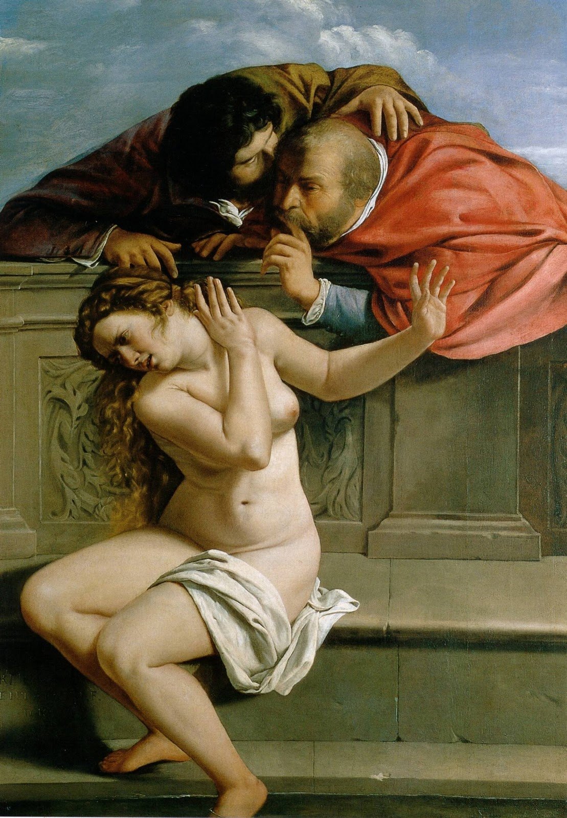 Susana y los viejos, otra de las obras emblemáticas de Artemisia Gentileschi.
