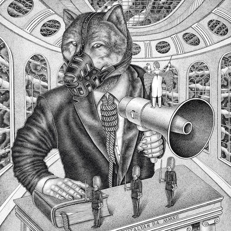 DzmitryiKashtalyan 13 ilustración animales belleza estimulante dibujo arte punteado