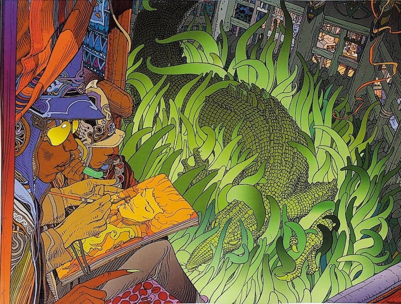 Hendrix Moebius ilustracion 2
