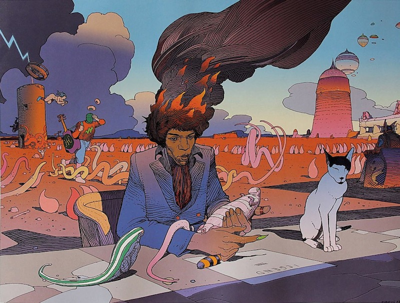 Hendrix Moebius ilustracion 4