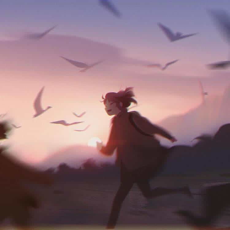 JennyYu 4 ilustración soledad belleza magia psicología HayaoMiyazaki