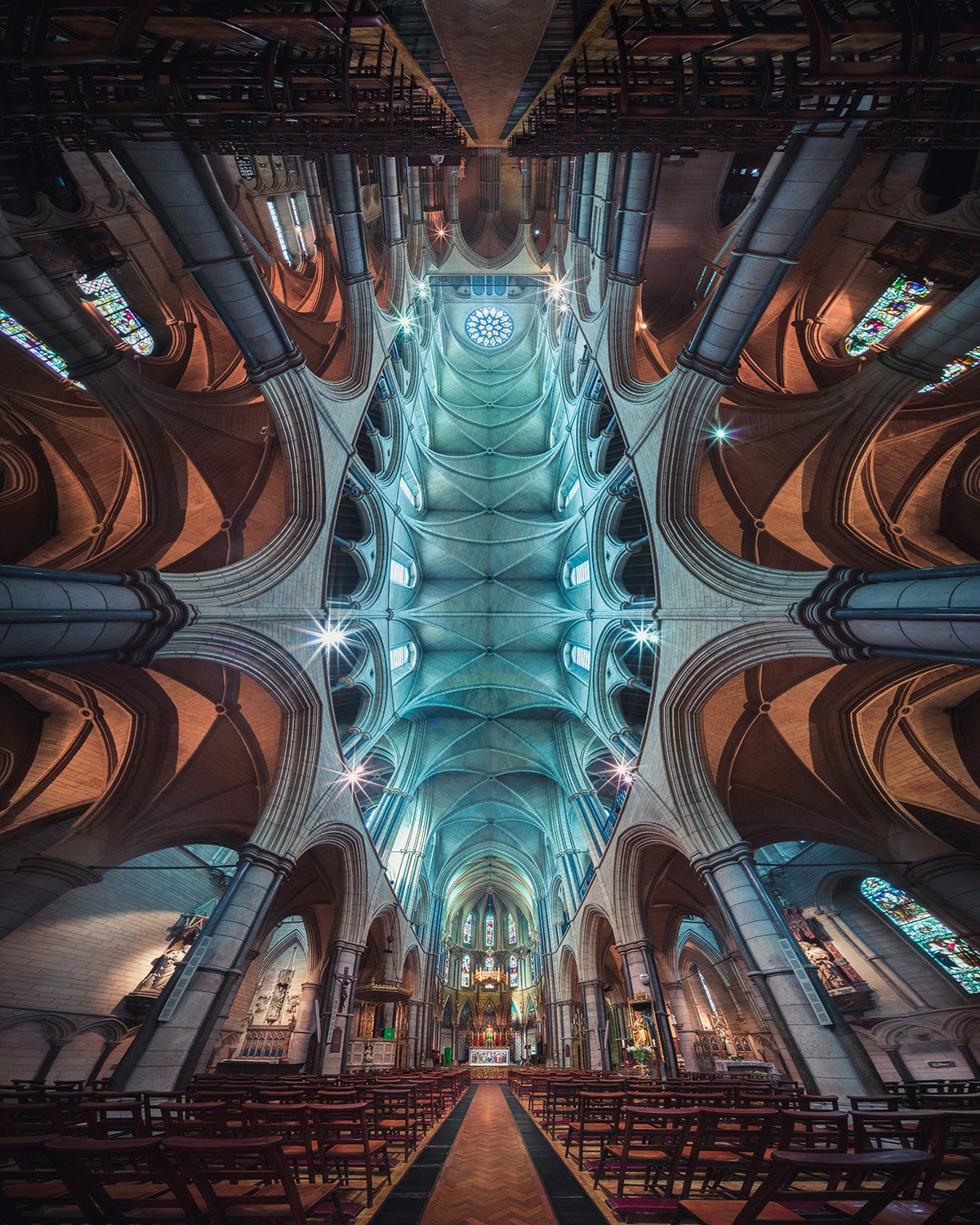 PeterLiBring 2 fotografía panorámica catedrales iglesias simetría belleza arquitectura