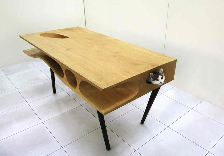 Ruan Hao cat table design