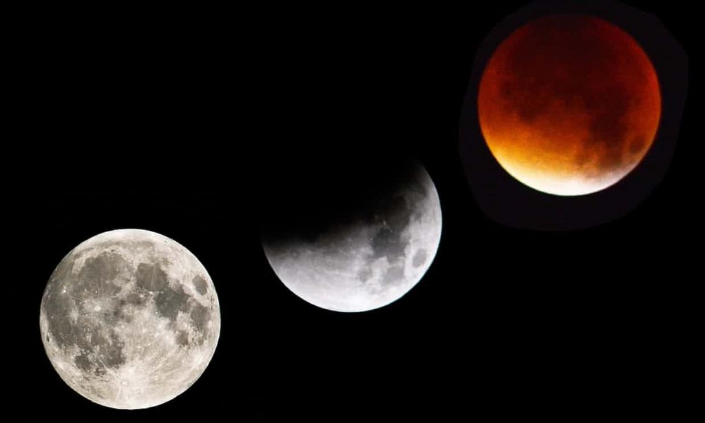 SuperLunaDeSangre 5 enero 2019 naturaleza astronomía eclipse belleza