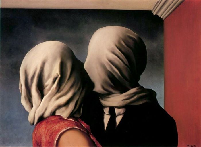 el beso de magritte