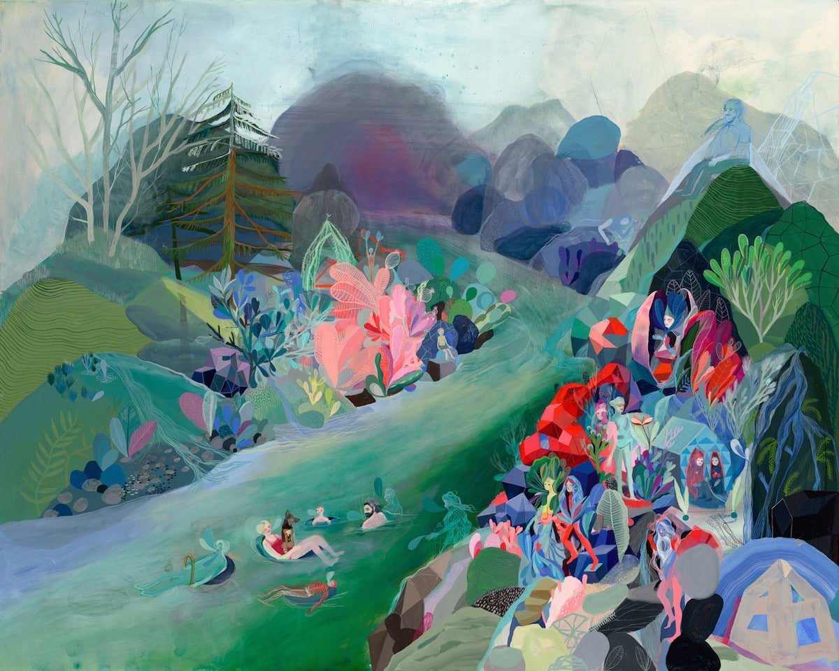 BetsyWalton 1 pintura surrealismo Portland magia color belleza psicodelia artepaisajista