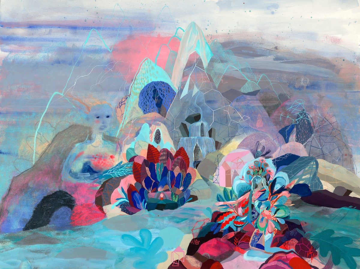 BetsyWalton 2 pintura surrealismo Portland magia color belleza psicodelia artepaisajista