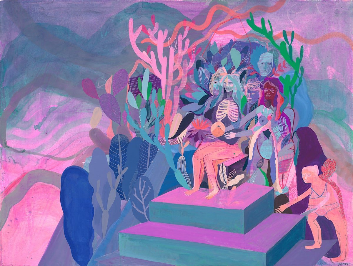 BetsyWalton 4 pintura surrealismo Portland magia color belleza psicodelia artepaisajista