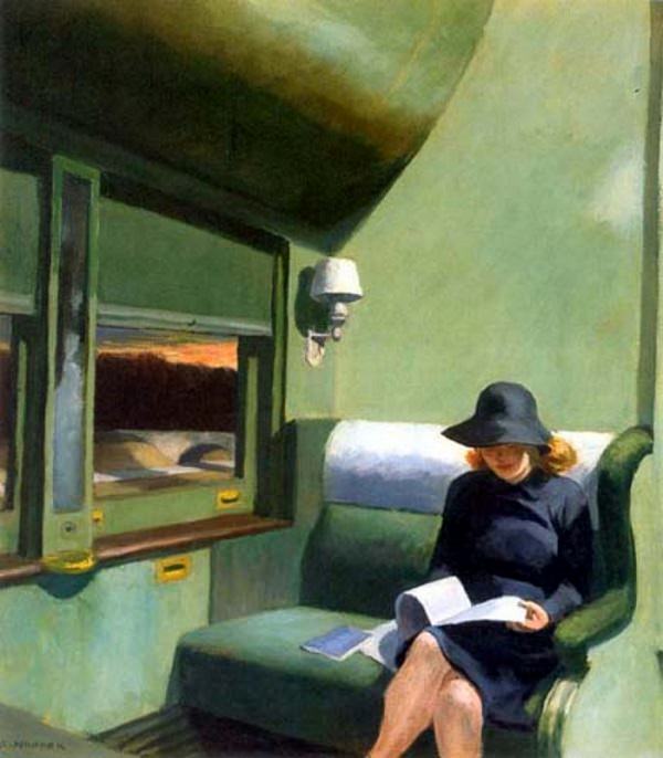 Edward Hopper compartment c car