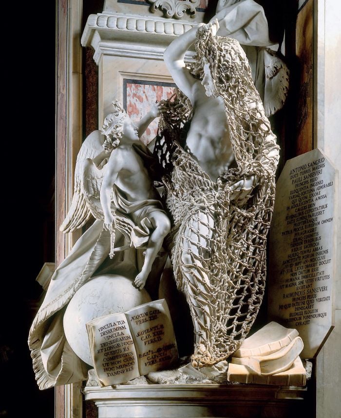 Francesco Queirolo, El Desengaño escultura