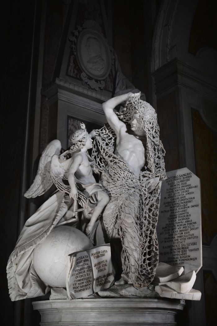 Francesco Queirolo, El Desengaño escultura