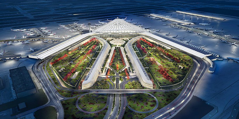 Vista aérea propuesta aeropuerto Chicago