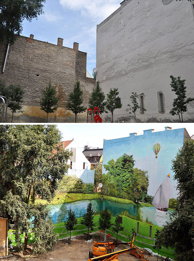 antes despues graffitti 17