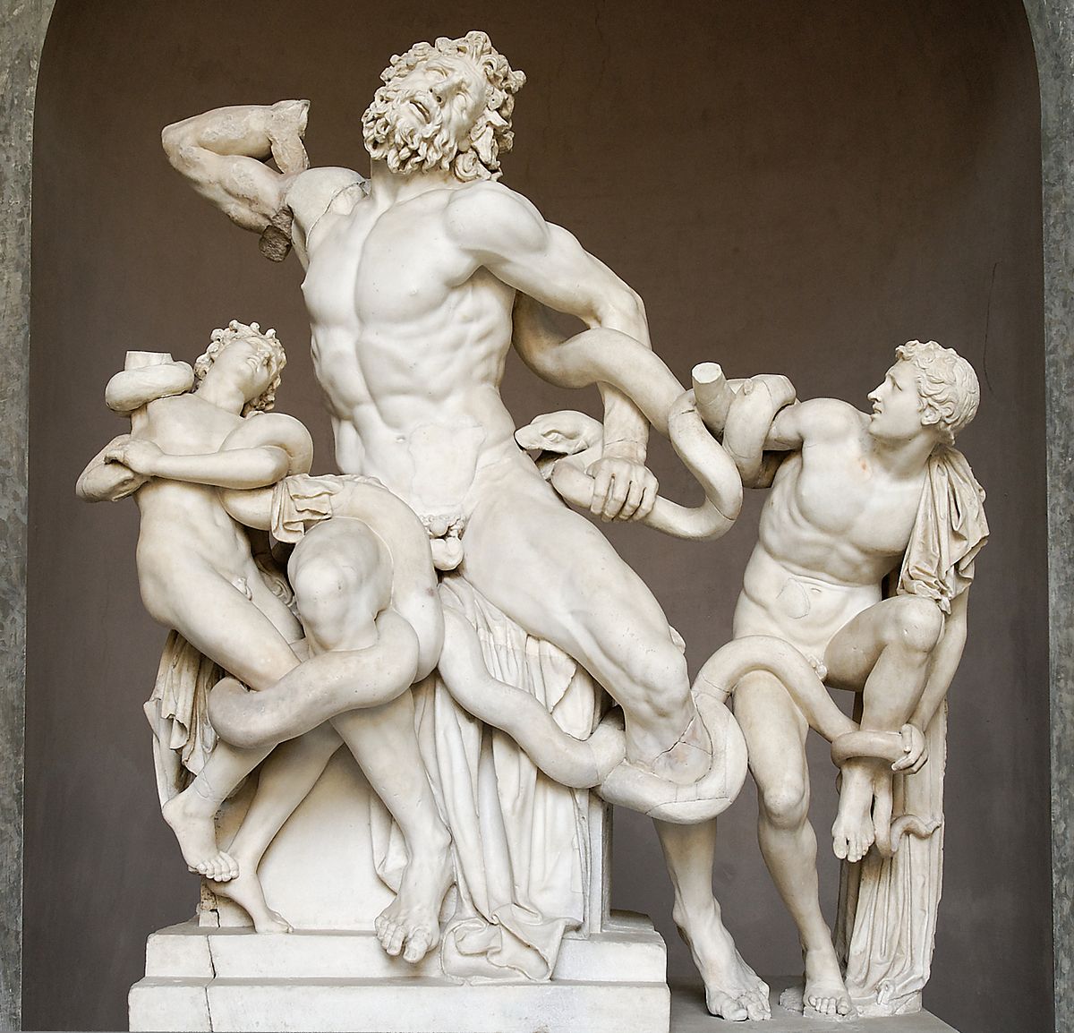 escultura helenistica griega clasica Laocoon Pio Clementino Inv1059 1064 1067