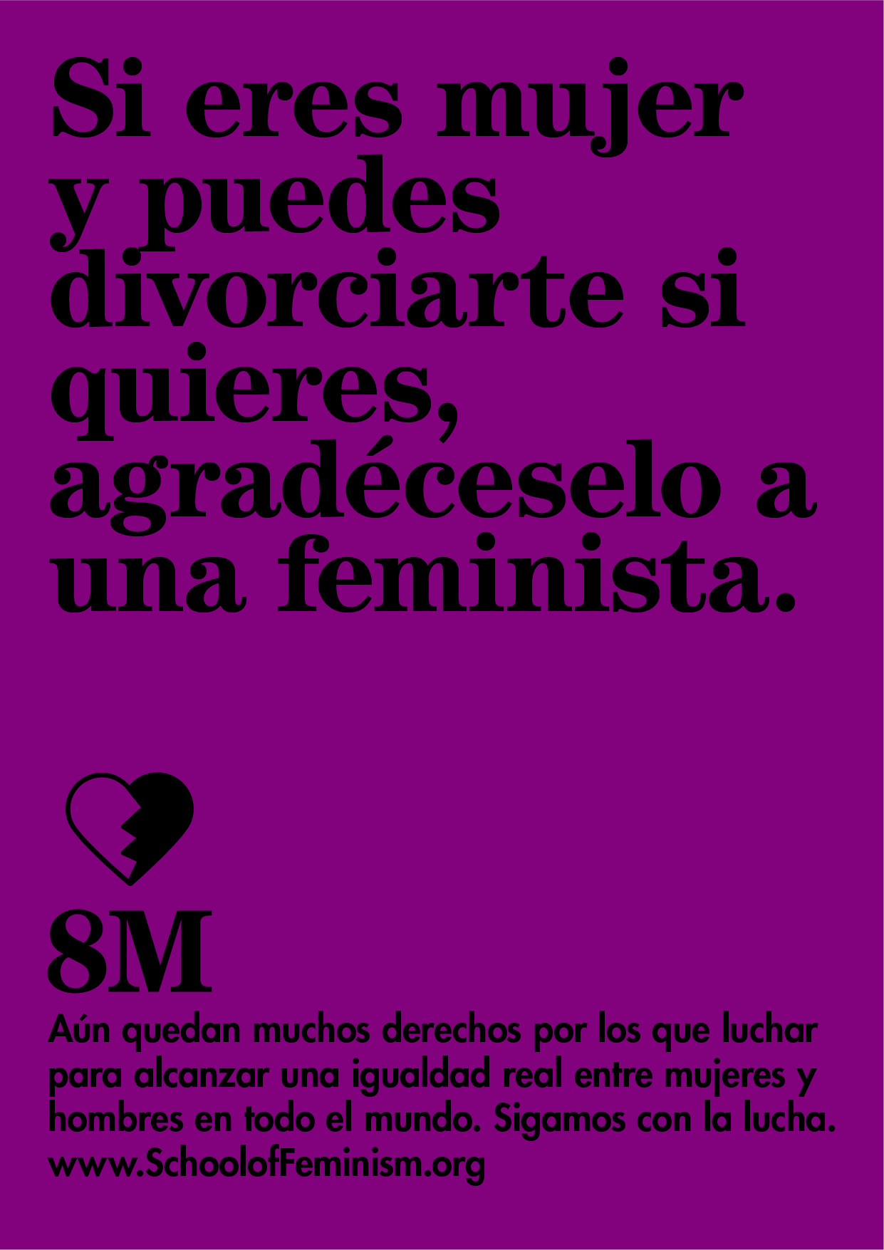 Carteles feministas para este 8 de marzo