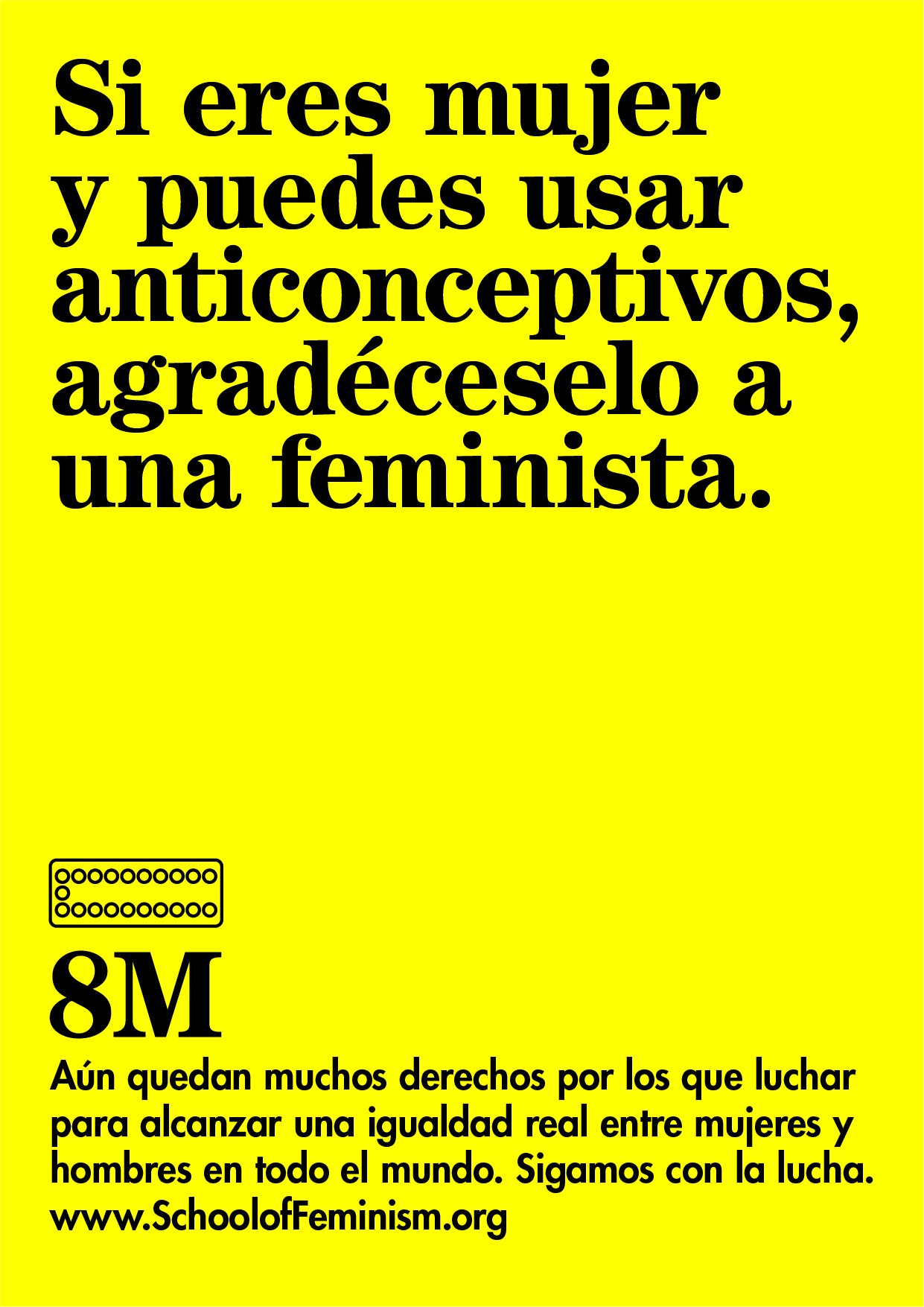 Carteles feministas para este 8 de marzo