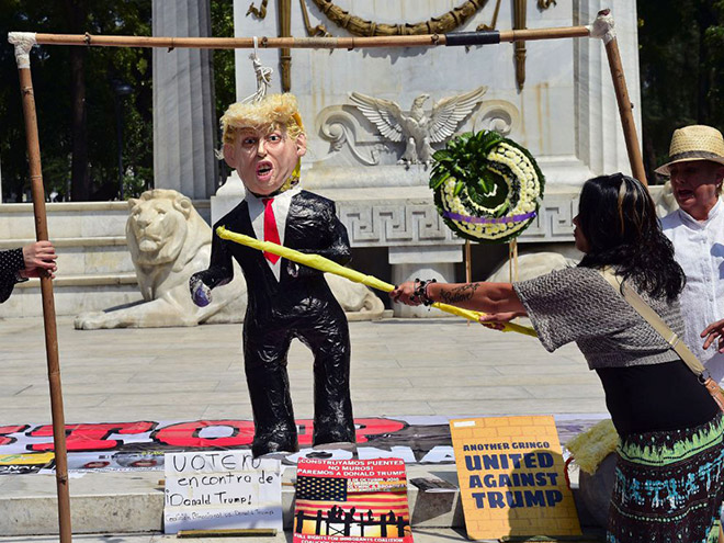 Donald Trump piñata humor