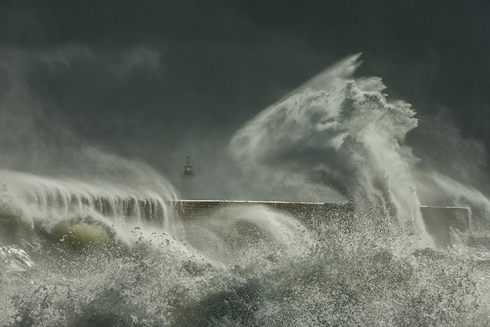 Puerto de Newhaven, East Sussex, Inglaterra, por Edward Hyde