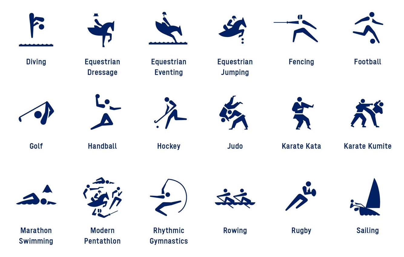 MasakiHiromura 3 Tokyo2020 OlympicGames JuegosOlimpicos pictogramas deporte diseño