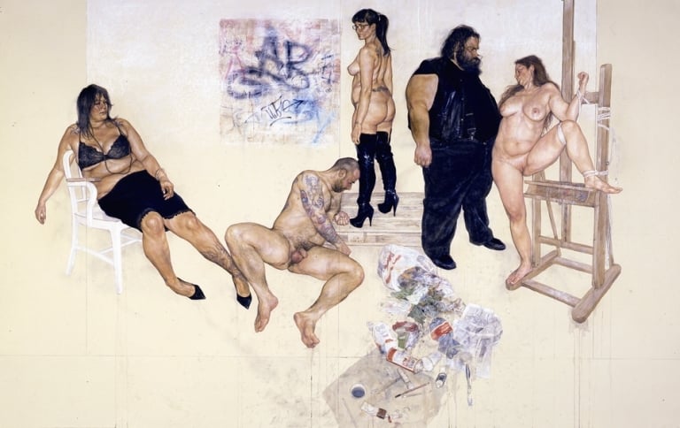 Riccardo Mannelli 5 erotica sexo desnudo pintura realismo anatomia